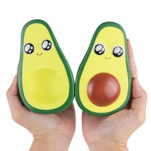 Jumbo Slow-Rise Avocado Sensory Stress Toy